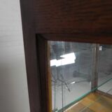 Art Deco display cabinet with sliding glass doors
