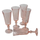 5 champagne glasses