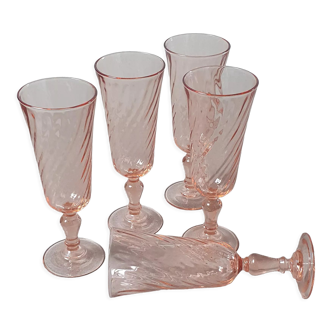 5 coupes à champagne