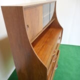 Glazed teak vintage buffet