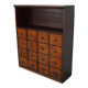 Antique Victorian hardwood & pine apothecary cabinet