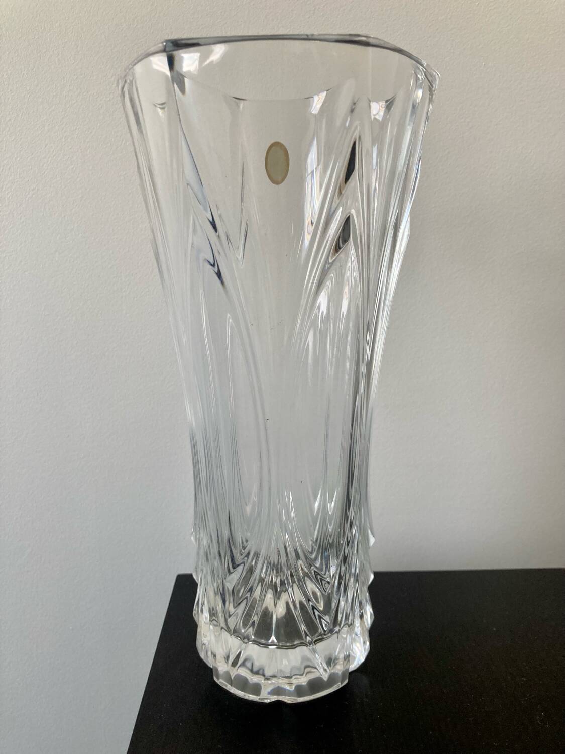 Arques crystal vase, châtelet model
