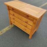 Atypical pine chest of drawers, 1980