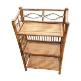 Rattan wall shelf