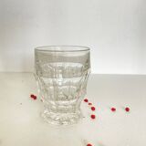 Set of 6 old bistro glasses, tableware