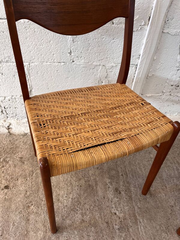 Paire de chaise GS60 danoises vintage Gs60 par Arne Wahl Iversen