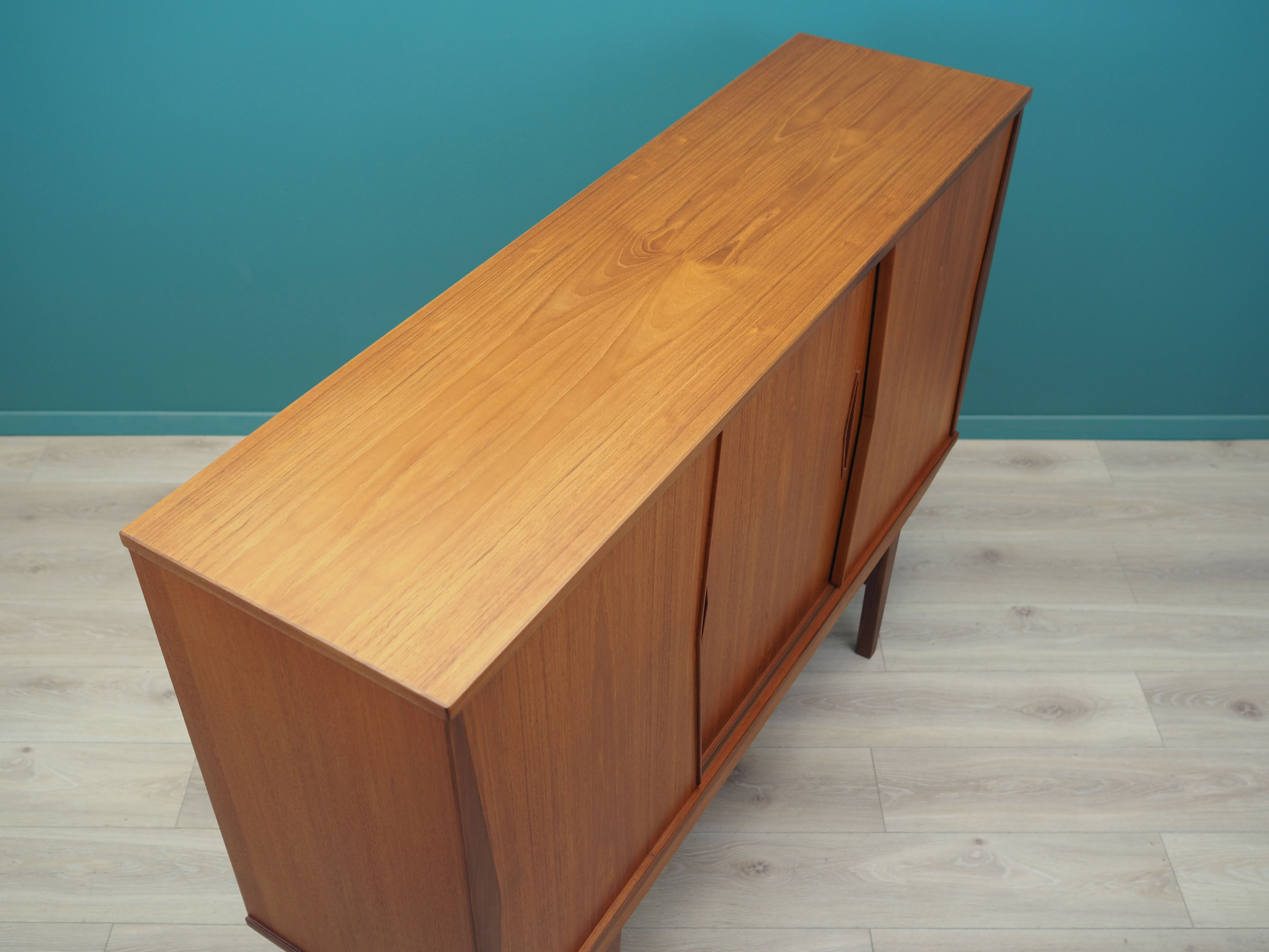Teak highboard, Danish design, 1960s, production: Denmark
