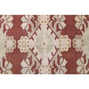 Vintage Turkish Hand-Knotted Wool Cotton Red Area Rug 202x301