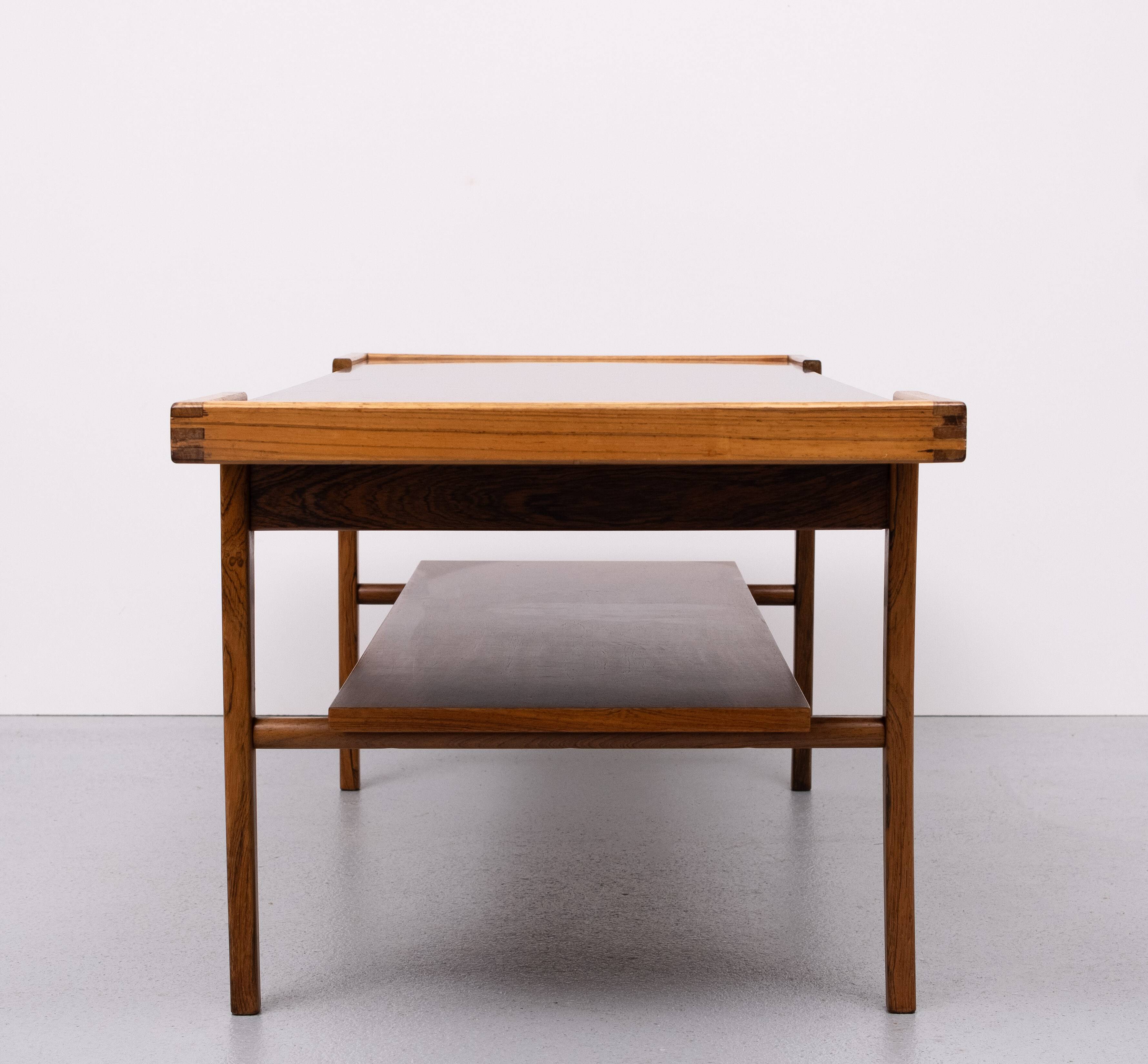 Mid Century Modern 1960s Rosewood Coffee Table