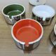 Isamu Kenmochi, 5 stackable ashtrays, new, in original box, 1970