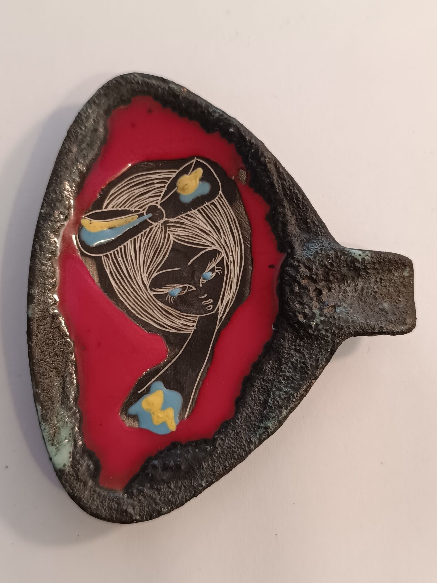 Ceramic ashtray Italy 1960
