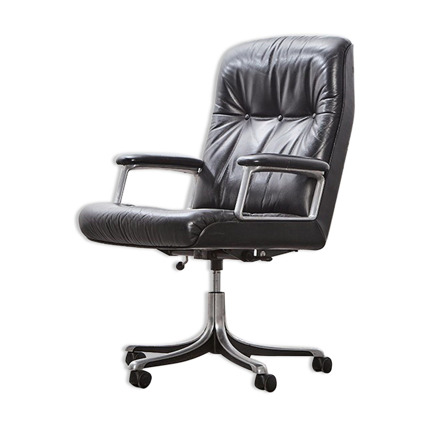 Osvaldo Borsani P126 Highback office chair for Tecno Italy 1960s