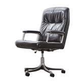 Chaise de bureau Highback P126 d'Osvaldo Borsani pour Tecno Italie années 1960