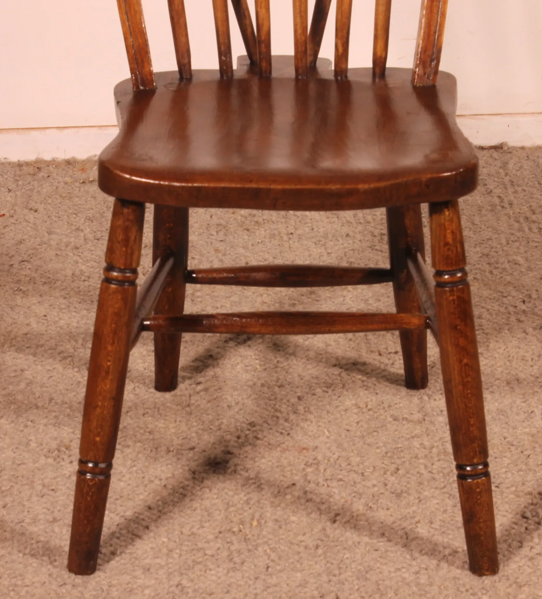 Série De 6 Chaises Windsor Du 19° Siècle