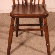 Série De 6 Chaises Windsor Du 19° Siècle