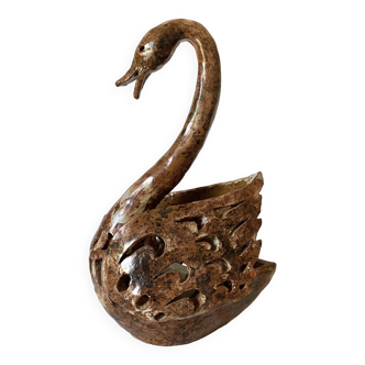 Vintage sandstone swan mood lamp