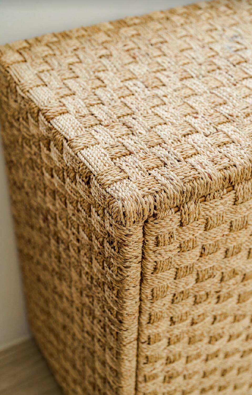 Braided rush sideboard