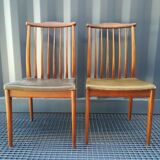 4 Scandinavian teak chairs