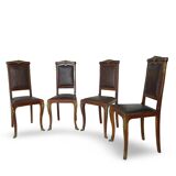 Italian art deco dining chairs 1920s