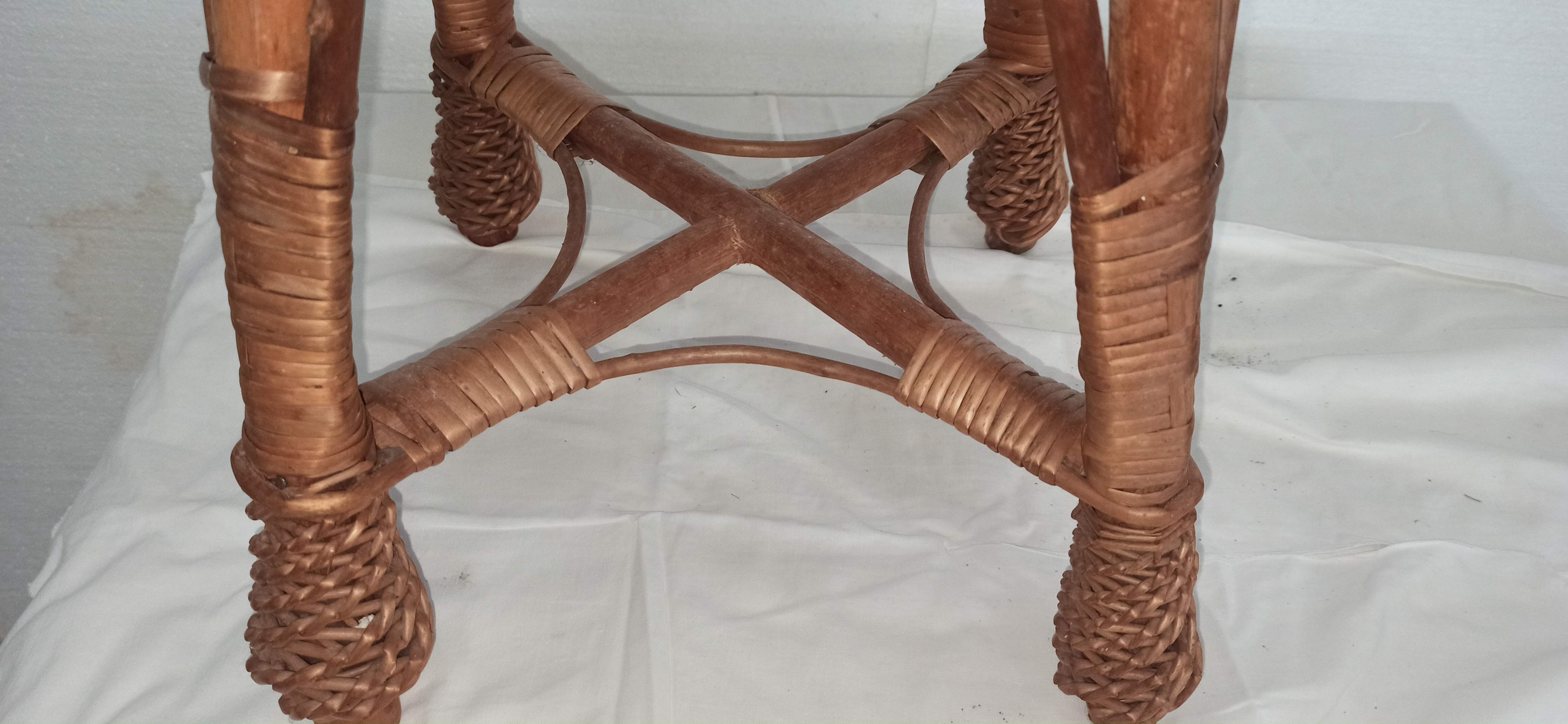 Rattan stool