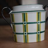 Limoges porcelain teapot, sugar bowl and milk jug