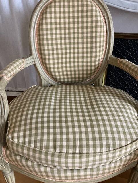 Authentic louis xv armchair pair