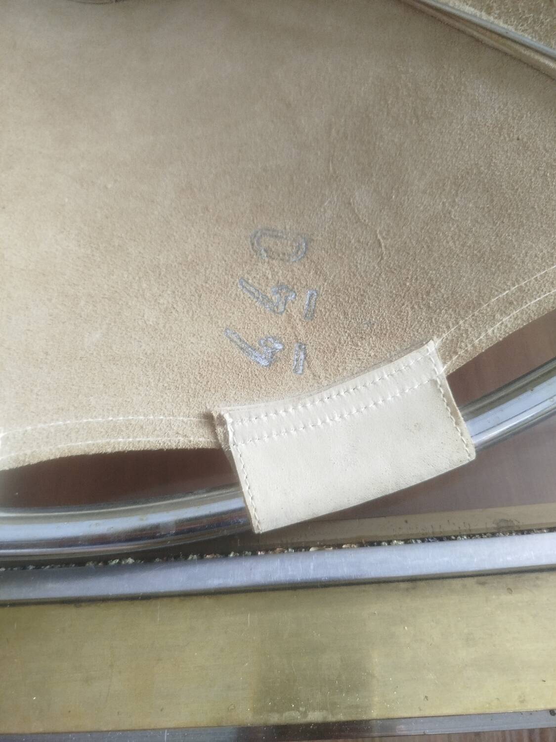 Scandinavian leather pendant light – Anna Ehrner for Ateljé Lyktan – vinta