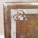Square pedestal table gilded wood florentine style vintage 1950