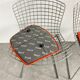 Set of 4 chrome side chairs by Harry Bertoia for Knoll