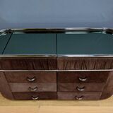 Dressing table and its pouf, Italian design – 1970