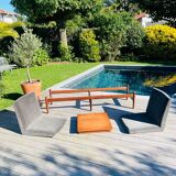 Saga modular Scandinavian lounge bench for Karl Sorlie & Sonner 1958