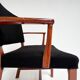 Set of 2 Danish mahogany chairs by Erik Bjorn Olsen, 1970s
