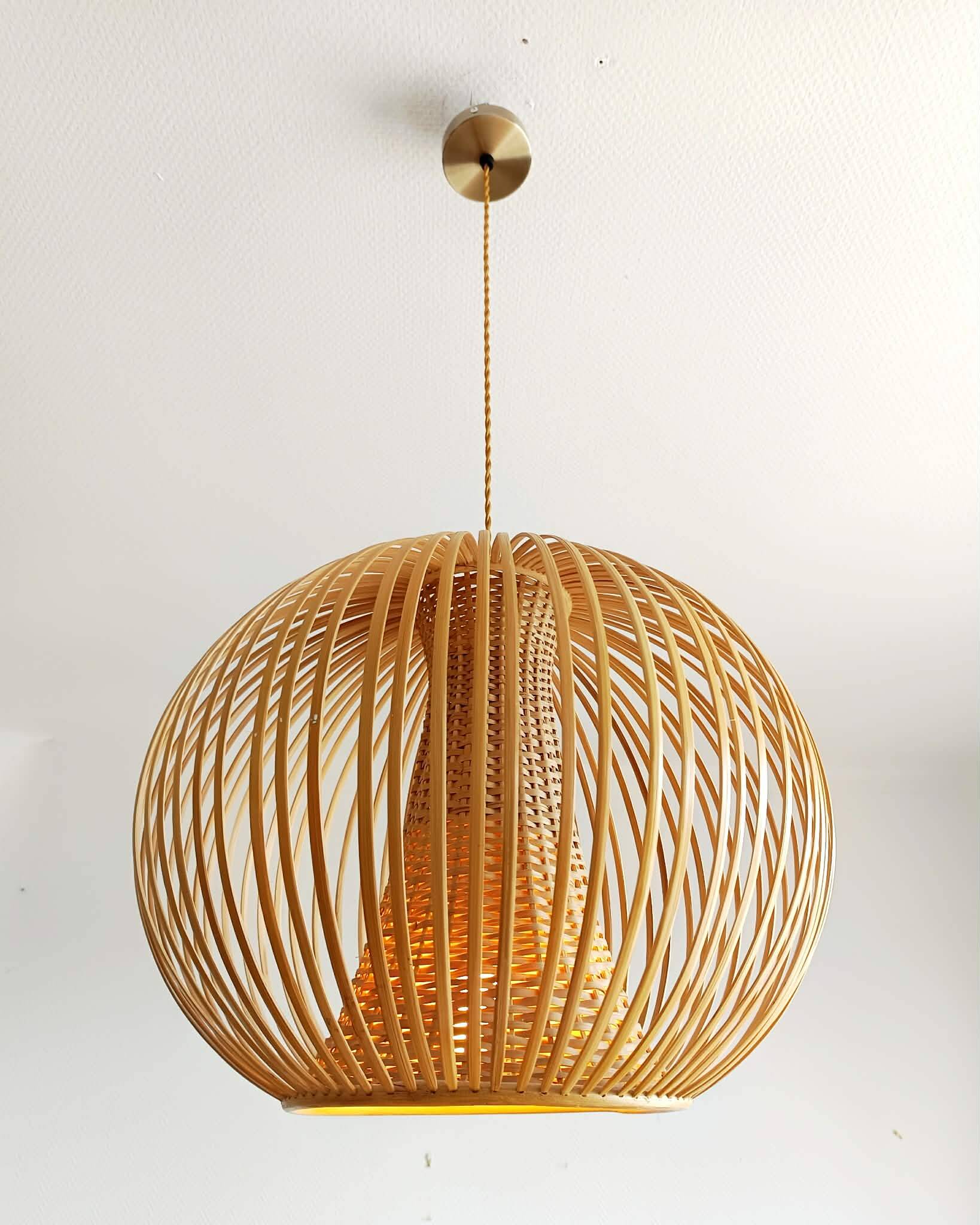 XXL bamboo ball pendant
