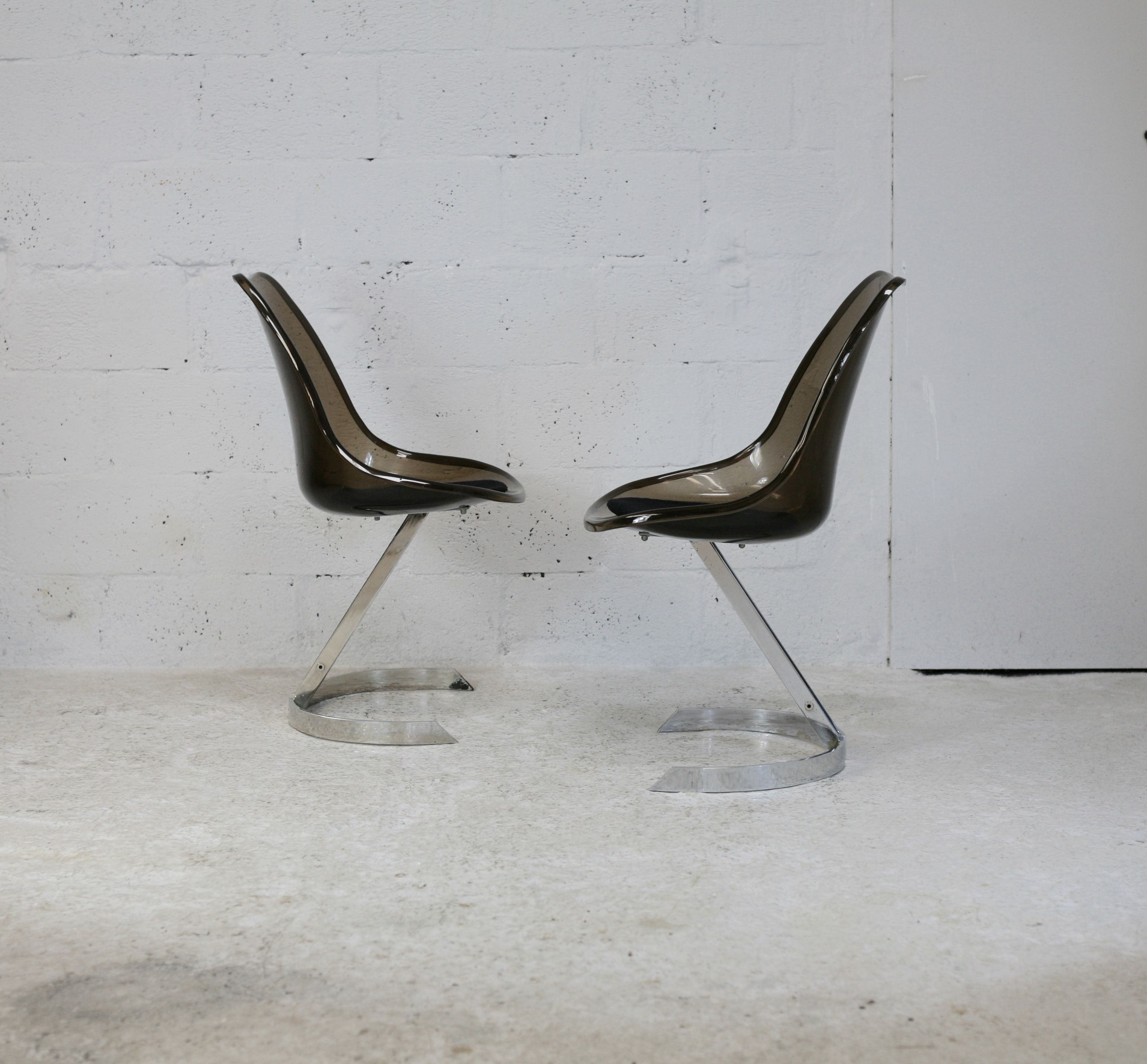 Pair of "space age" chairs