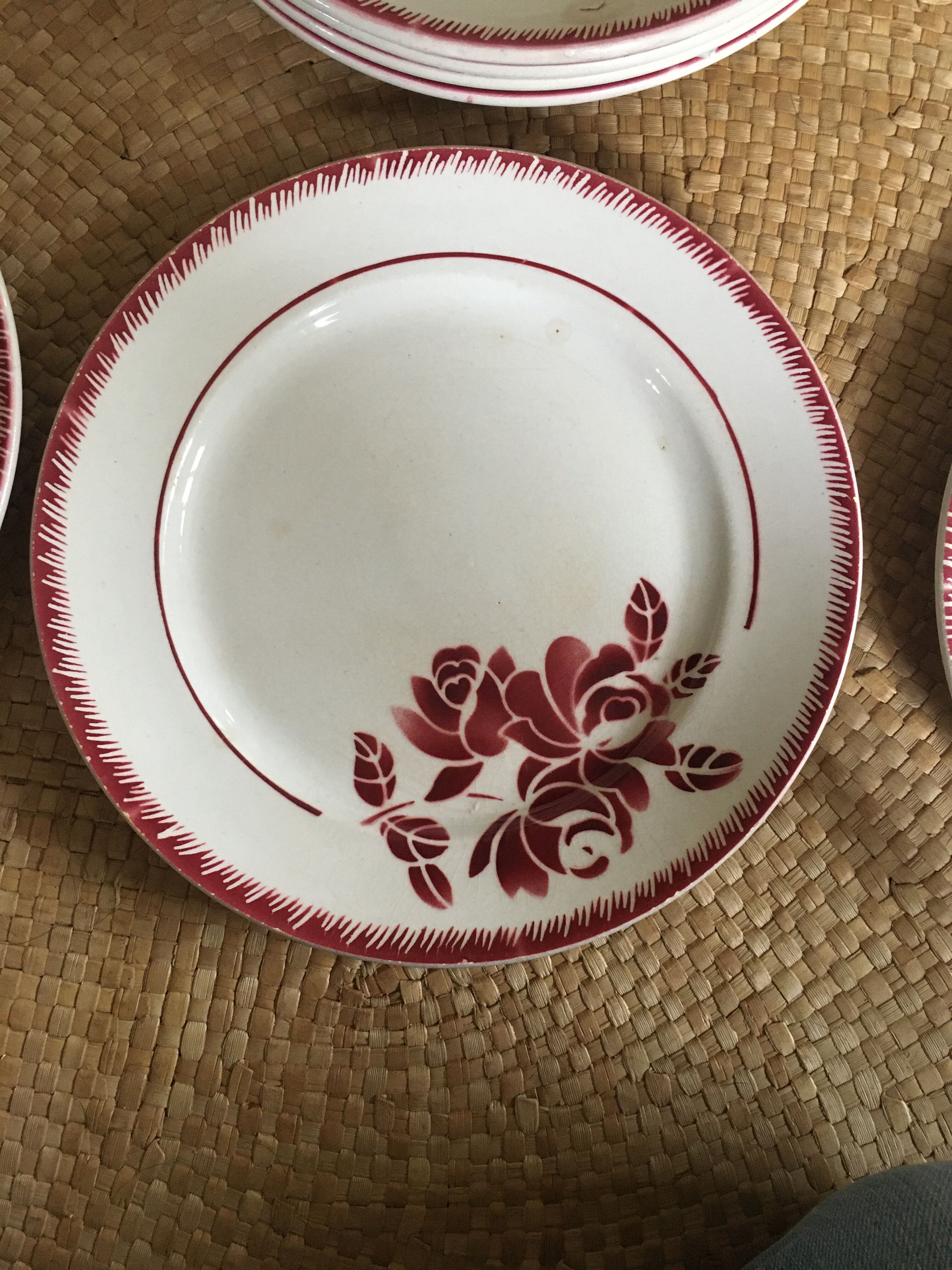 Series of 8 flat plates