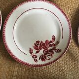 Series of 8 flat plates