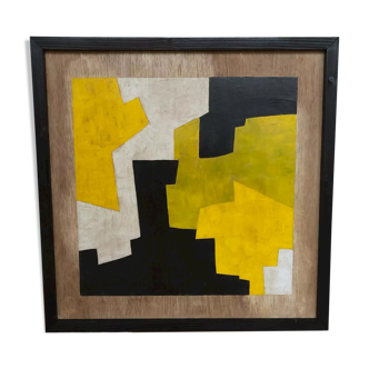 Abstract work square format