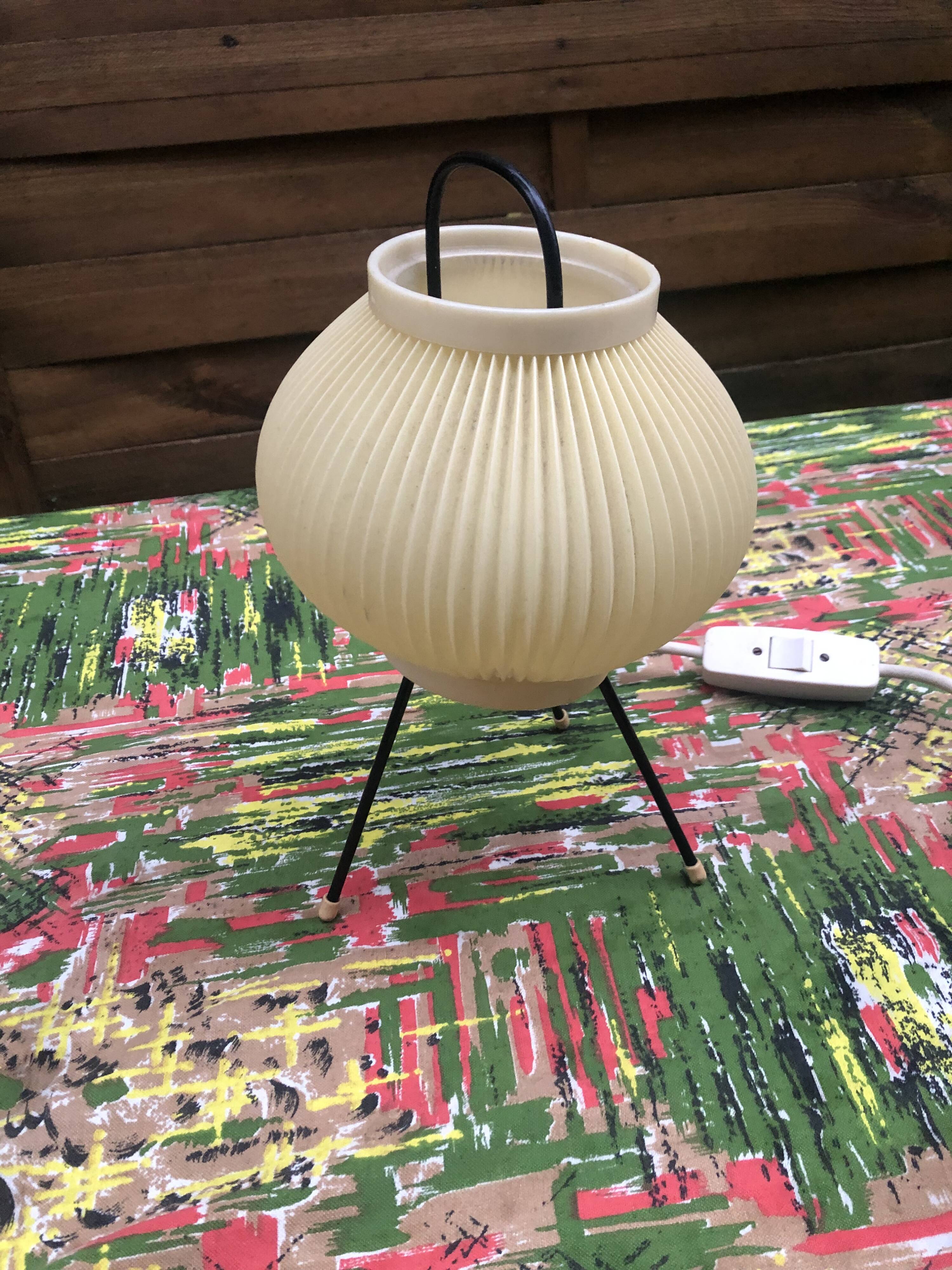 Bedside lamp Rispal tripod 50s