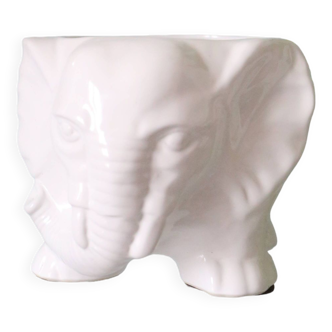 Vintage elephant plant pot