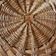 Round top wicker centerpiece vintage basketry to put on or on the wall