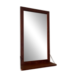 Vintage Danish mirror with shelf