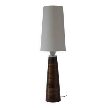 Large stoneware table lamp base | Irma Yourstone | Sweden | 1960s