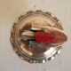 Silver metal table lighter