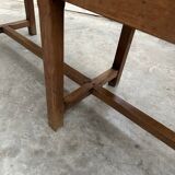 Table console XIXème en chêne massif