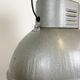 Oval industrial polish factory pendant lamp from mesko, 1970s