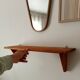 Vintage wooden wall shelf