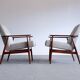 1960 Henryk Lis Fauteuils en vert eau