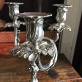 Silver end XIX century bronze candelabra