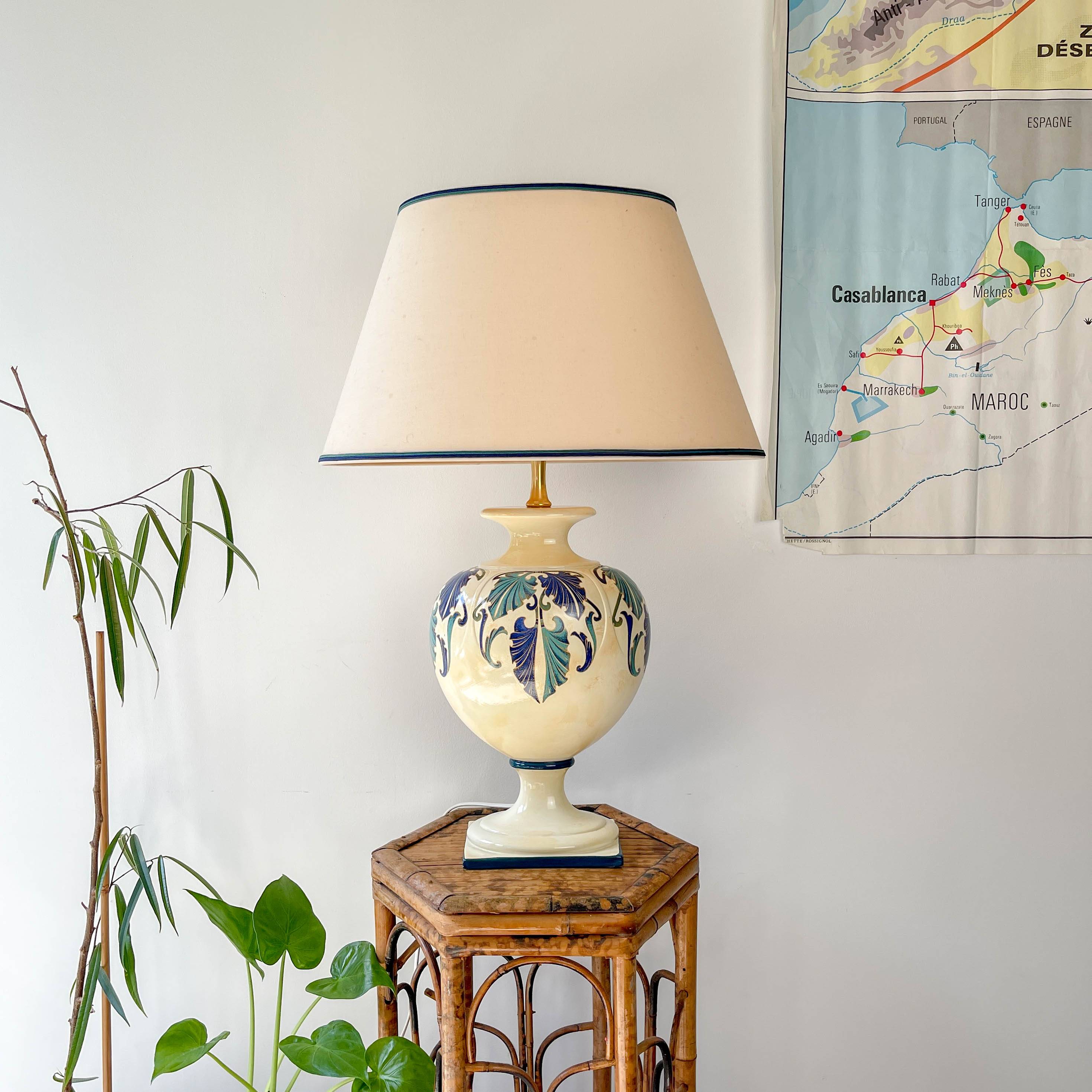 Vintage ceramic lamp Viva Villa – Nemesis model – Made in Italy 1980