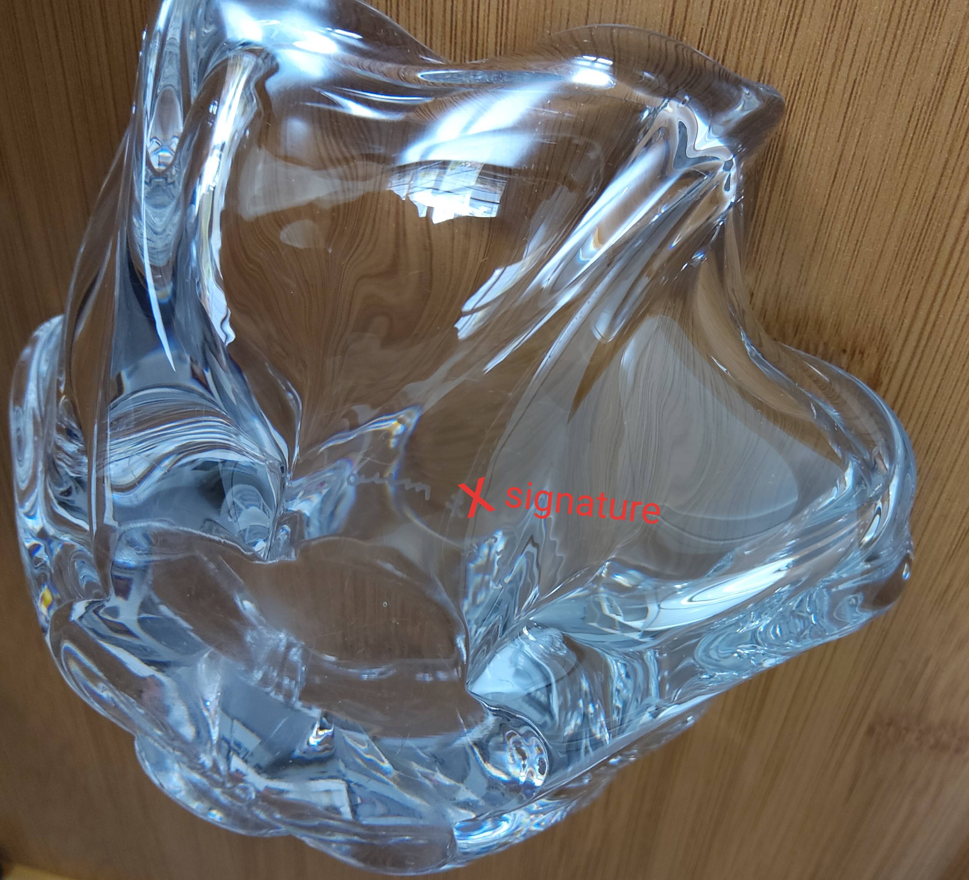 Cendrier en cristal Daum